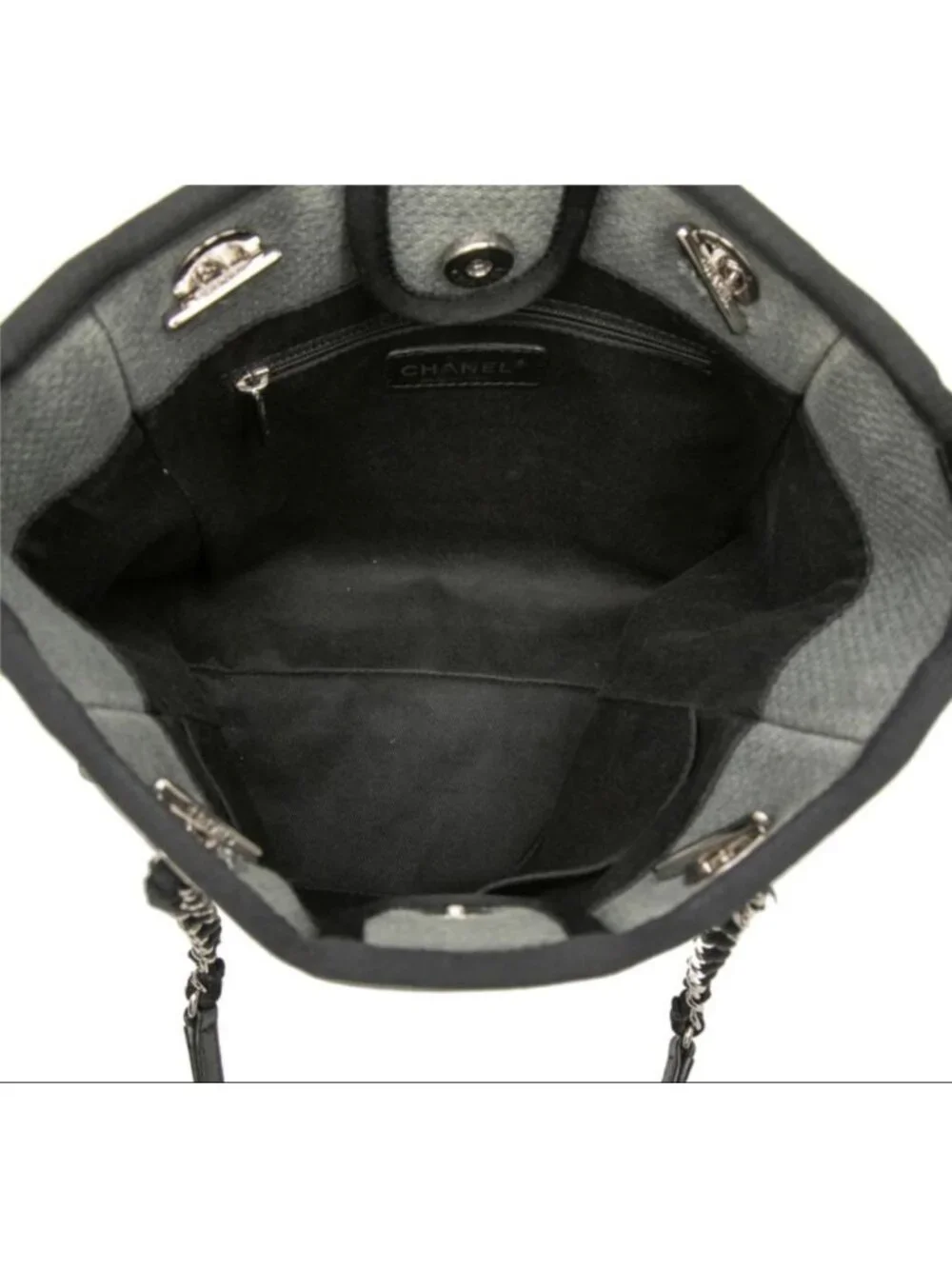 Chanel Deauville PM Chain Tote Shoulder